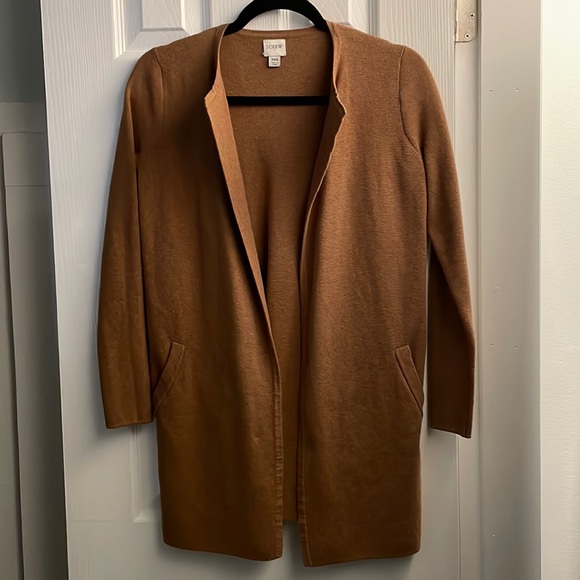 J. Crew Sweaters - J. Crew open sweater cardigan collarless blazer xxs